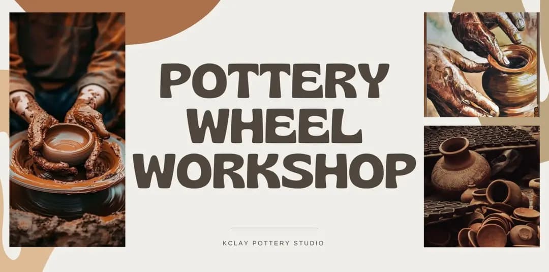 Potttery Wheel Workshop - 3 Hours | Slide 1